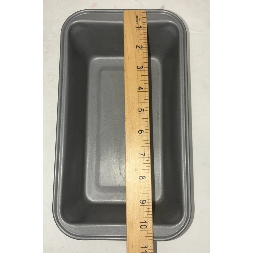 Vintage Loaf‎ Pans Metal Non-Stick 1.5 Qt 10.5x6x3